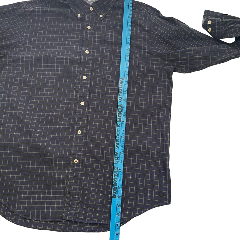 Nautica Mens Vintage Wear Authentic Clothing Plaid Long Sleeve Button Down Shirt - Picture 12 of 15